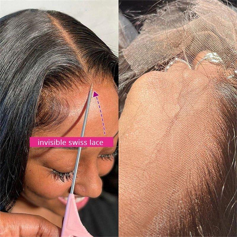 Product Introduction of LEMODA Body Wave 13x4 Full Lace Front Wigs 210% High Density Human Hair for Women HD Lace Front Human Hair Wig With Baby Hair Natural Black 6