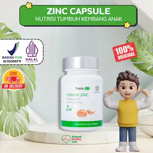 [Nutrisi Anak] ZINC CAPSULES - Kandungan Bubuk Protein Telur - Solusi Anak [GTM, BB SERET, DIARE, Speech Delay] - BPOM