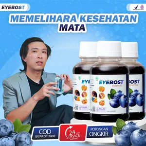 [Paket 3 Botol madu Eyebost] - Memelihara Kesehatan Mata Bantu Masalah Mata Buram Mata Kering Berair Lemak Mata Original