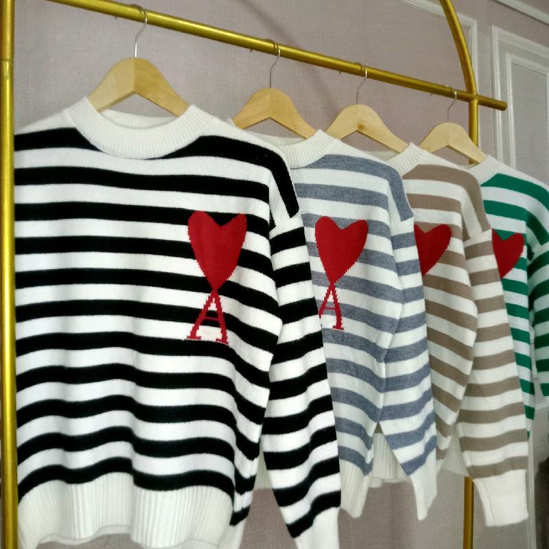 Ami Rajut Import bkk LD 110 - Atasan Wanita Motif Salur Panjang - 0