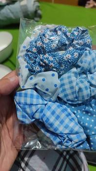 Product Review of ED - 7PCS / SET IKAT RAMBUT SCRUNCHIE CEPOL / KUNCIRAN RAMBUT SCRUNCHIE BULU SET from A**9 0