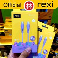 Gambar Rexi Ki01-CC Kabel Data Cable C To C Fast Charge Colour Pop Series 2.4A 45W 100cm - Hijau dari Liem Group Kota Administrasi Jakarta Barat 5 Tokopedia