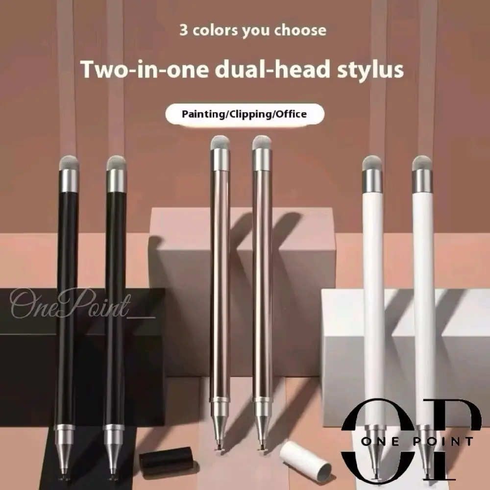 OnePoint Stylus Pen 2 in 1 Universal Alat Tulis Dua Ujung Untuk Hp Dan Tablet Melukis Lebih Mudah Drawing