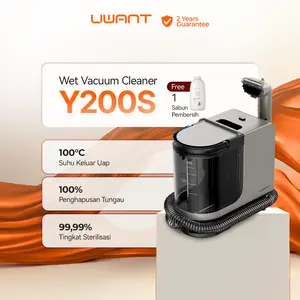 UWANT Y200S Wet Steam Vacuum Cleaner Suhu Tinggi 100°C 18000Pa Suction Penyedot Debu Multifungsi Karpet Fabric Sofa Dan Kasur