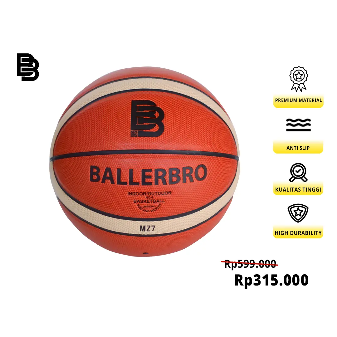 Bola Basket Kulit Ballerbro MZ Series (Leather) MZ7 & MZ6