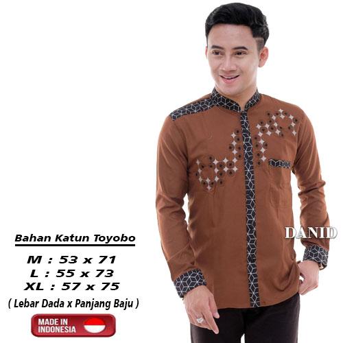Koko Coksu Pria Kekinian  Motif Bordir Nyaman Dipakai! 3
