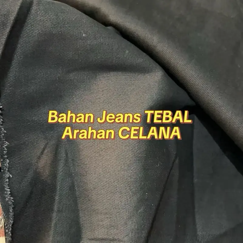 Bahan JEANS TEBAL arahan celana