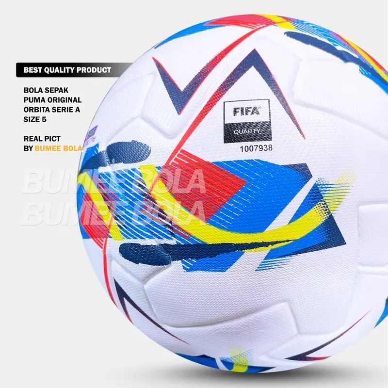 PUMA Bola Sepak ORBITA SERIE A | Size 5 | Bola Sepak Original Import Press 3