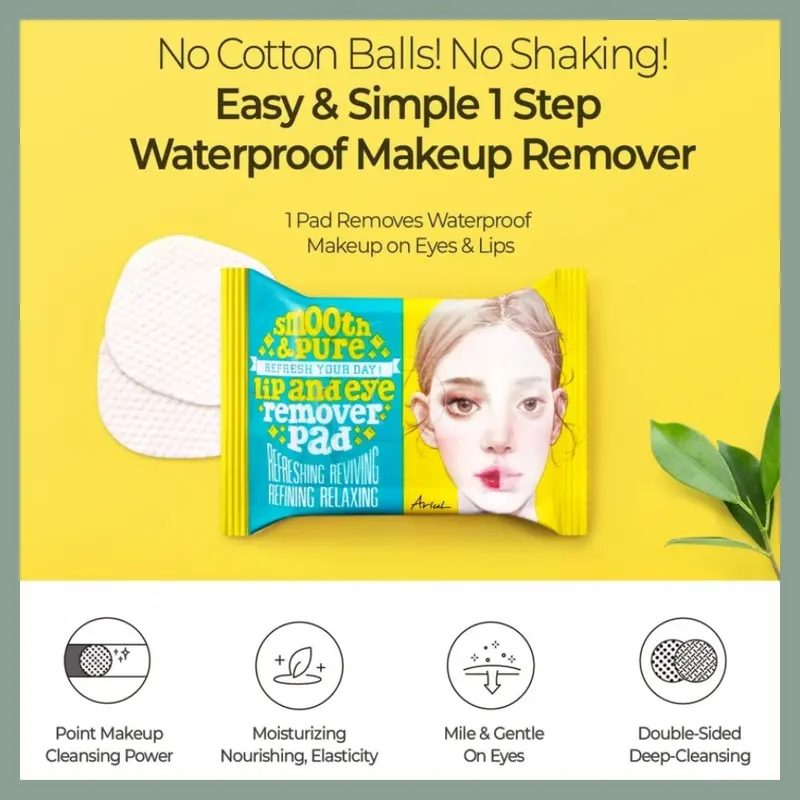 *Luceatstore* FREE BUBBLE WRAP Ariul The Perfect Refresh Your Day Facial Cleanser Series Original BPOM | Perawatan Wajah Cleansing Tissue Lip And Eye Remover Pad | By Ariul 4