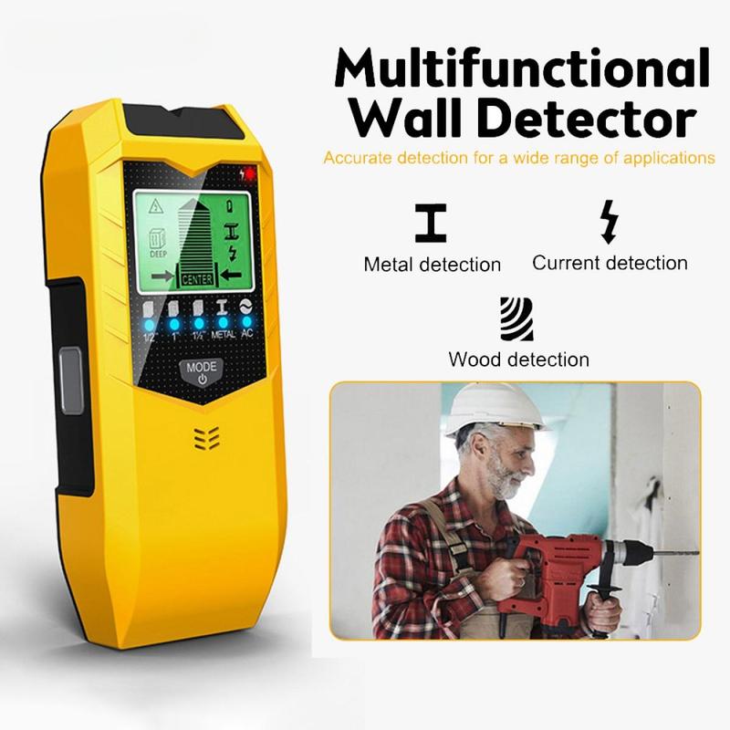 SH402 Wall Stud Finder Sensor Wall Scanner 5 in 1 LCD Electronic ...