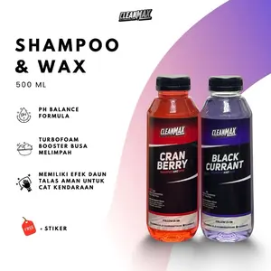 Shampoo & Wax PH7 Motor & Mobil – Sabun Cuci Kendaraan Aman Untuk Cat Kendaraan by CleanMax Automotive Care