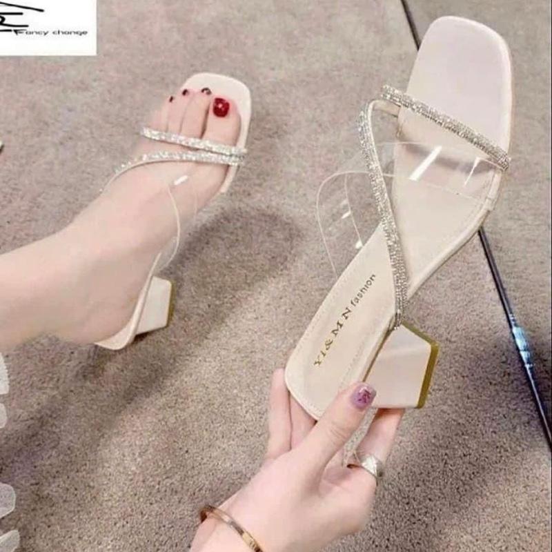 Cao gót nữ kiểu chéo quai trong 5phân hottrend 2