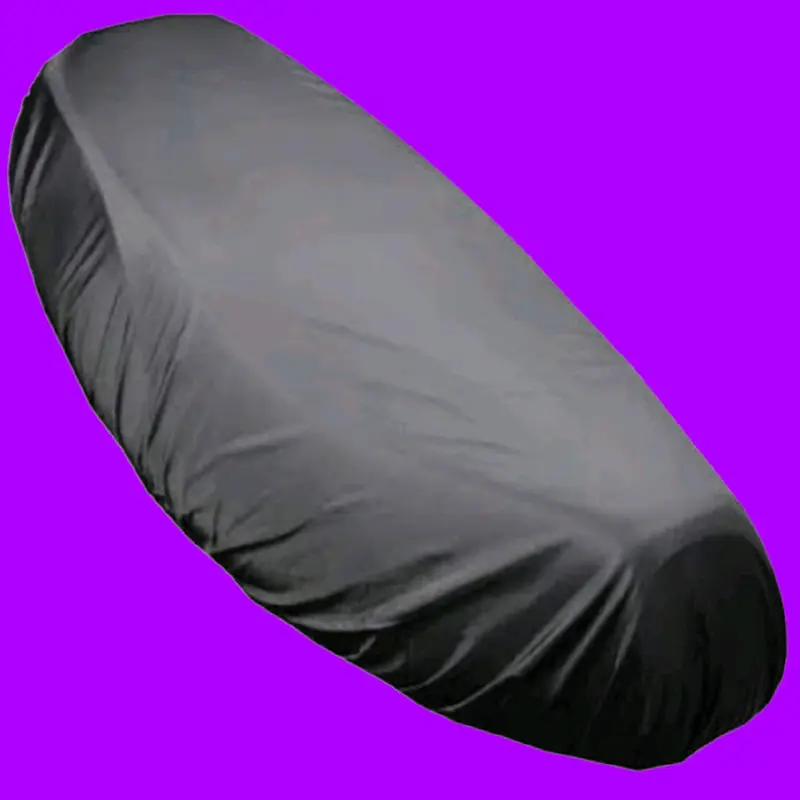 Pelindung Jok Motor Anti Cakar Kucing Anti Air Universal Honda Yamaha Suzuki - Warna Hitam Polos - Motorcycle Sarung 2