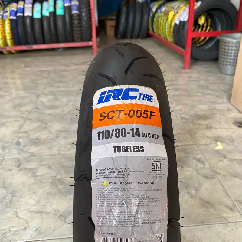 IRC Ban Motor Tubeless Ring 14 Matic 80/80-14 100/80-14 110/80-14 100/70-14 110/70-14 120/70-14 140/70-14 100/90-14 Motorcycle 3