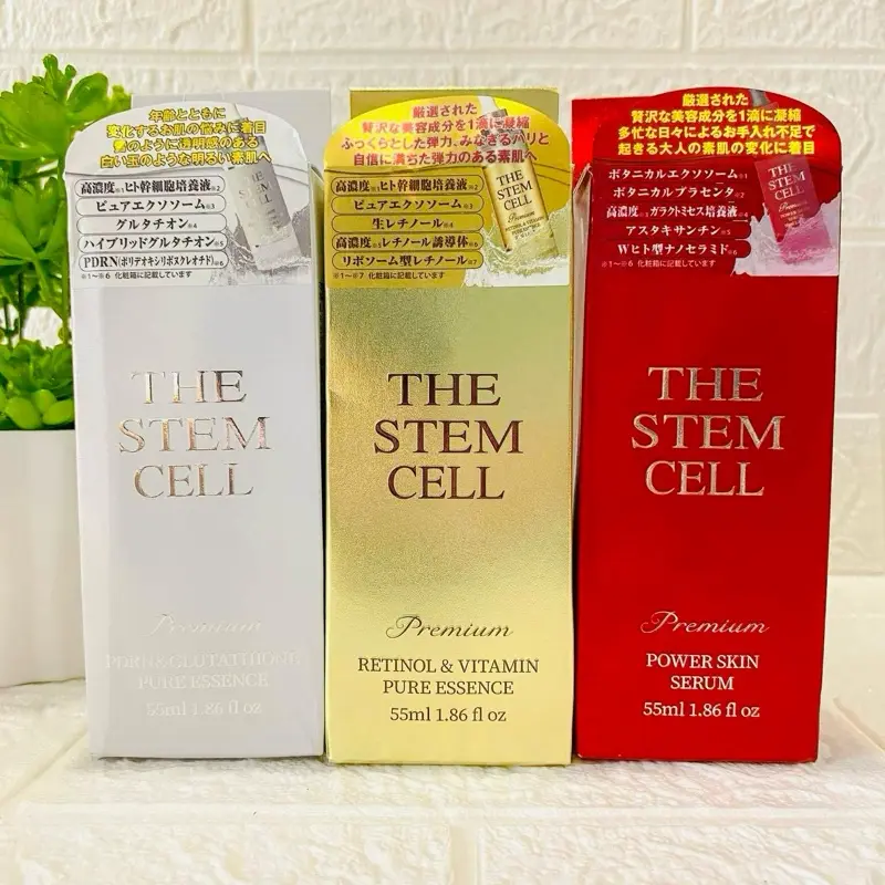 the stem cell pdrn & glutathione pure essence for clear radiant skin with exosomes and glutathione, 55 ml Japan Finds - The Stem