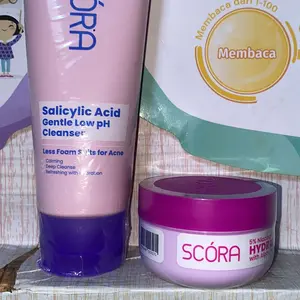 SCORA Salicylic Acid Gentle Low pH Cleanser Sabun Cuci Muka Oily Acne Prone Skin Friendly