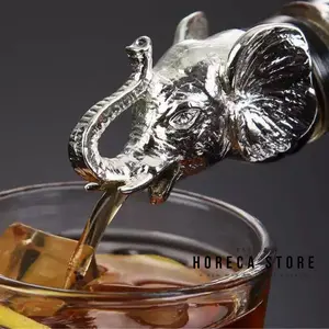 Animal Pourer - Bar Utensils / Penuang minuman Pourer bentuk binatang Gajah Aluminium alloy