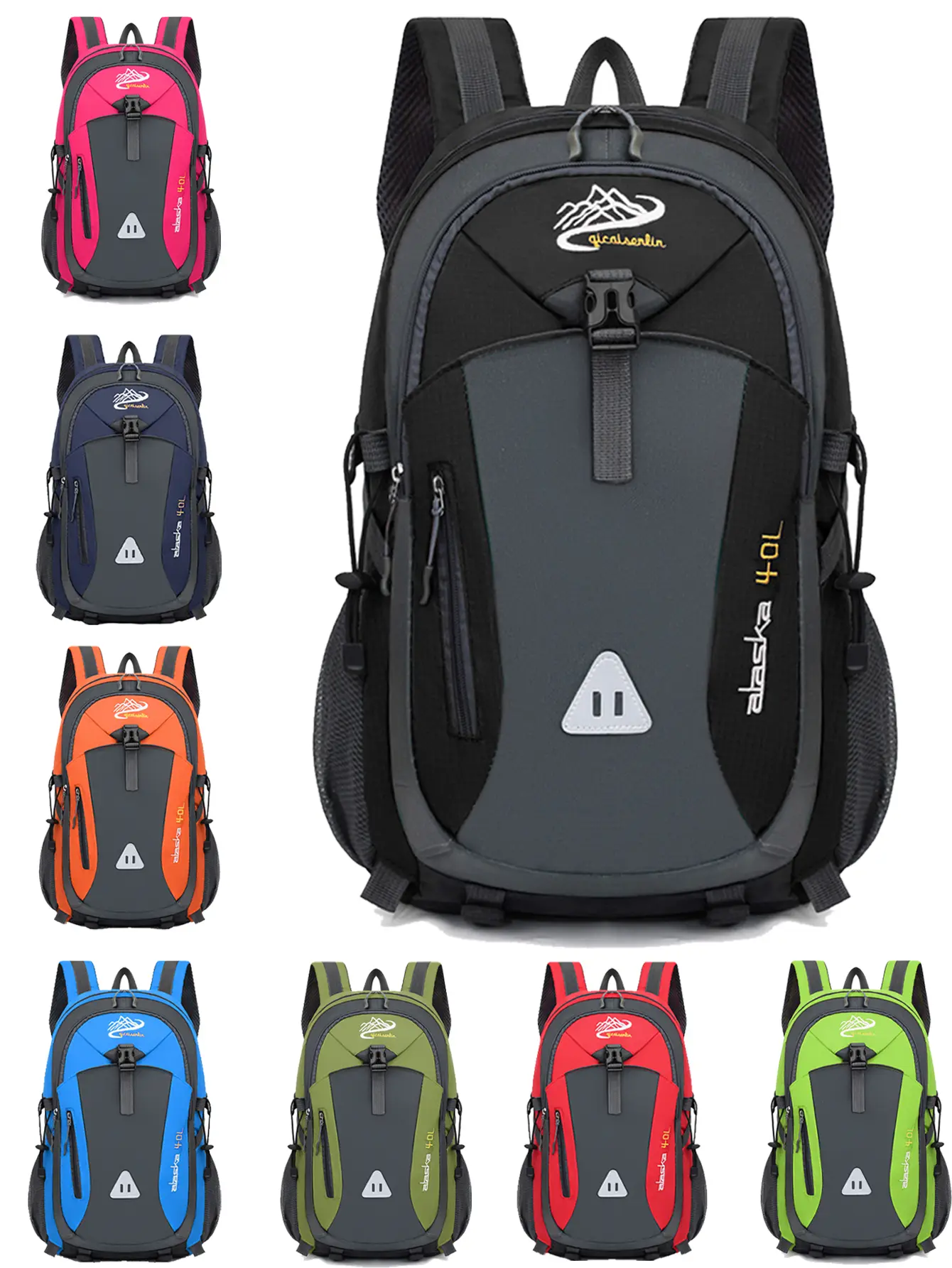 Unisex Waterproof Stylish Outdoor Hiking Bag Travel Bag Backpack with Multiple Pockets and Compartment Sports School Bag with Headphone Jack for Daily Commuting