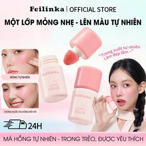 (Tặng Quà) FEILINKA Phấn Má Hồng Dạng Lỏng Color Bloom Chống Nước Chống Mồ Hôi Hiệu Ứng Căng Bóng Tự Nhiên Có Sắc Tố Làm Sáng Da Tạo Khối Tạo Phấn Mắt