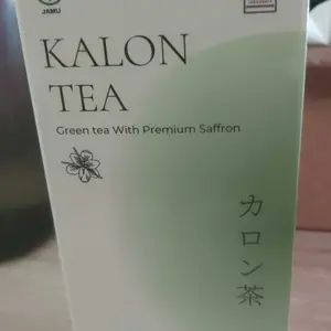 Kalon Teh Hijau Greentea Premium Saffron BPOM & Halal MUI Isi 20 Teabags
