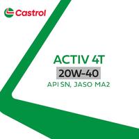 Gambar Oli Mesin Motor Castrol ACTIV 4T 20W-40 (0.8L) - 0.8L dari Castrol Indonesia Kota Administrasi Jakarta Timur 2 Tokopedia