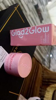 Product Review of [BPOM] Glad2Glow 2pcs bundle Skincare 2in1 Paket - Moisturizer+Serum Glowing Anti-acne Dark spot Barrier Bright Blueberry Ceramide Centella Berjerawat Memudarkan Mencerahkan Pencerah Wajah Arbutin Acid Extract Niacinamide Cooling Pelembab Melembutkan from @**5 0
