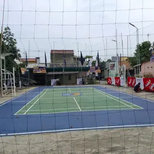 30x5m jaring penghalang lapangan voly & sepak bola ukuran 30x5 1,5mm