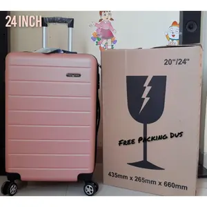 perlengkapan perjalanan FREE PACKING DUS KOPER 24 INCH 001 POLO VIENNA  KOPER UMROH BERGARANSI  KOPER ANTI MALING