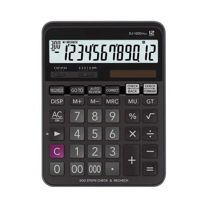 Kalkulator dagang DJ 12D Plus/MJ 120D PLUS kalkulator terlaris kalkulator 12 digit,Kalkulator khusus akuntansi keuangan Alat