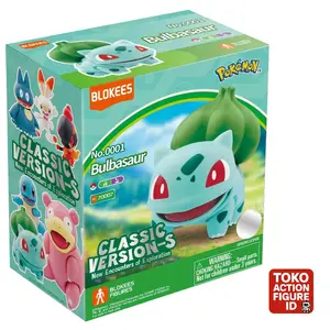BLOKEES Pokemon Classic Edition CV-S CVS 01 - 02 Action Figure Bulbasaur