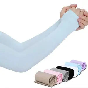 Alzura - ( 3Pasang )Manset Tangan Polos/Handsock Lubang Jempol Warna