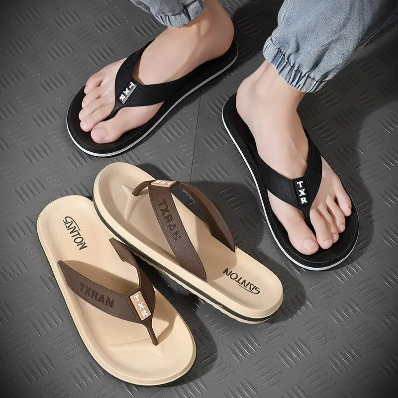 sandal pria keren sandal jepit pria sandal laki laki kekinian anti licin sandal casual pria ruangan sandal karet pria 1