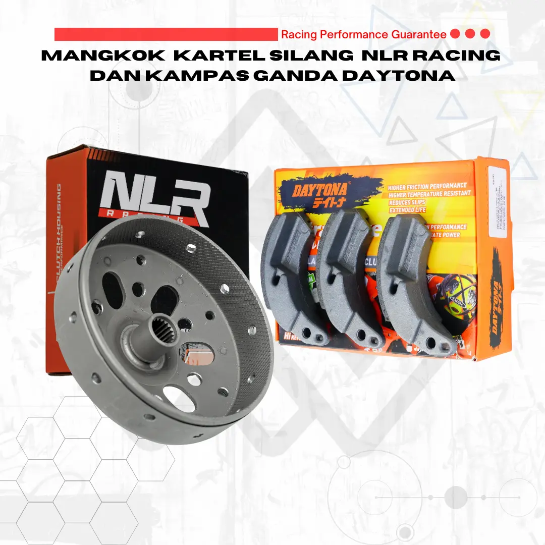 Mangkok Kartel Silang Paket Kampas Ganda Daytona