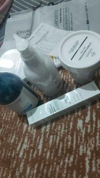Product Review of ISWHITE Perfect Glowing Body Protection Complete Package-Paket Cerah Glowing Maksimal Sebadan | Mencerahkan Kulit Hingga Ke Sela Tergelap | Halal BPOM from M**a B**r A**k 0