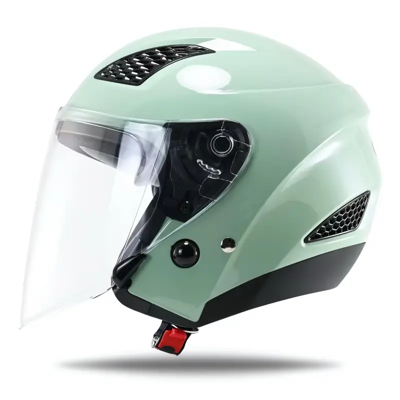 Helm Half Face R-Six Kirana Visor Clear untuk Pria dan Wanita - Motorcycle 5