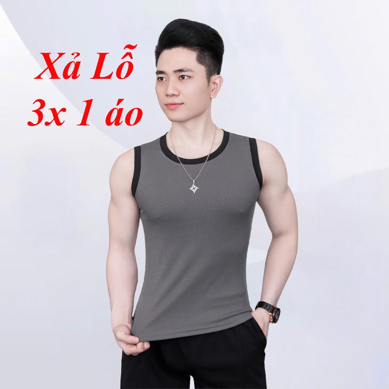 ba lỗ Tanktop sát nách chất thun lạnh thoáng mát co giãn 4 chiều Menswear