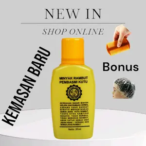 minyak rambut 30 ml pembersih kutu.di jamin asli Haircare
