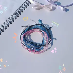 peachymood Simple Bracelet | Adjustable Bracelet | Gelang Nilon | Gelang Tali Giok China | Gelang Cantik Wanita | Gelang Estetik