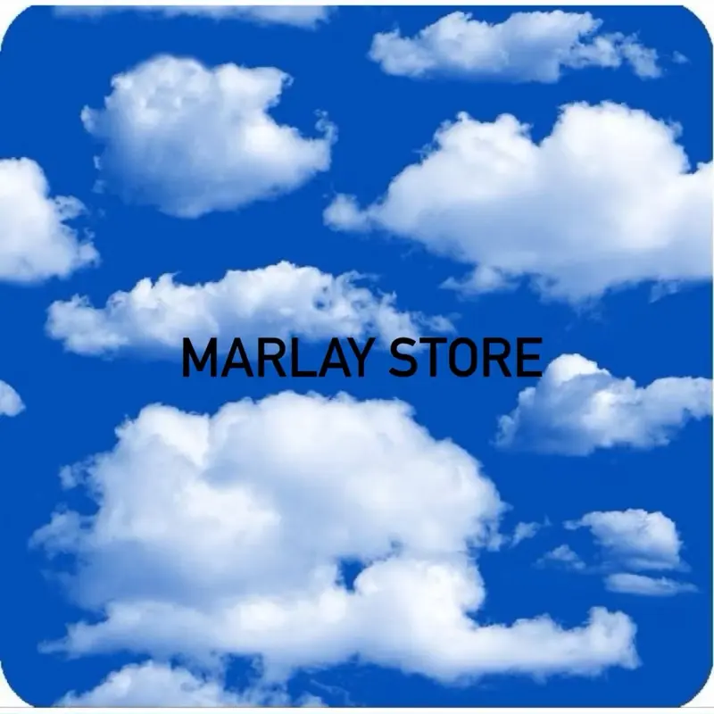WALLPAPER MURAH | MOTIF AWAN ukuran 7-8 m x 45cm Pvc Vinyl Anti Statis warna kulit Kamar Tidur Blue anti jamur wave biru wallpaper & dekorasi dinding tahan lembap ruang tamu penutup plafon atap wood coklat 2
