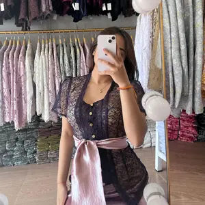 Santari Bali Kebaya Jenaya Brokat Terong