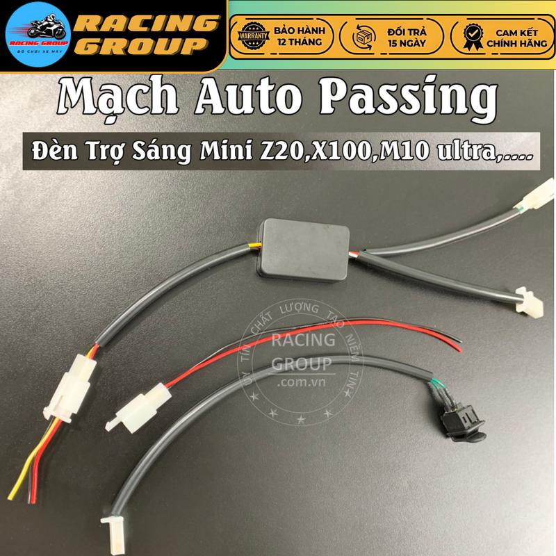 Mạch Passing Đèn Trợ Sáng Bi Cầu Mini M10 Ultra, Z20...Gắn Các Xe (Mạch Thường Không Cầu Chì)