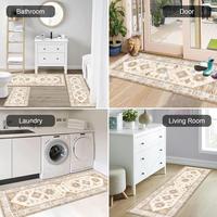 Gambar SEA CHOICE 3 Pcs Set Karpet Dapur Boho dengan Runner–Anti Slip,Tebal &Bisa Dicuci, 50*(80+120+150)CM - Green dari Sea-Choice Kab. Sidoarjo 5 Tokopedia
