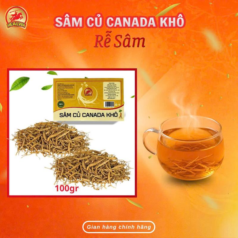 [ XẢ KHO - GIẢM 80%] Sâm Canada nguyên củ khô cao cấp thượng hạng (5 -8 CỦ/100gr), Sâm Canada dạng rễ - samcanada