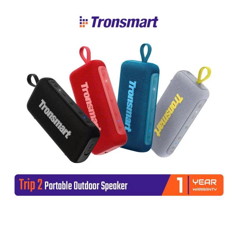 Loa Bluetooth 5.3 Tronsmart Trip 2 Công Suất 10W, Kháng Nước IPX7 Hỗ trợ App Chỉnh Âm, 1 Củ Loa Toàn Dải - Bảo hành chính hãng 12 Tháng