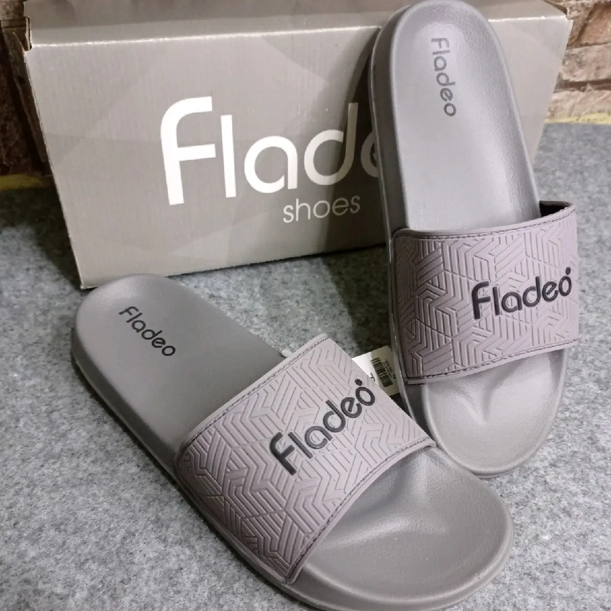 Terbaru Sendal Selop Fladeo Pylon Hjp 961 Lentur,ringan,empuk dan tidak mudah gembos slip-on pria flat shoes karet Sandal