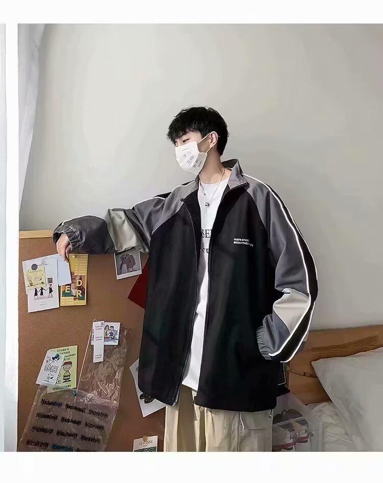 Product Introduction of Jackets for men and women in spring and autumn Joker Korean students loose lazy wind casual slim ins tide couple jacket tops. 7