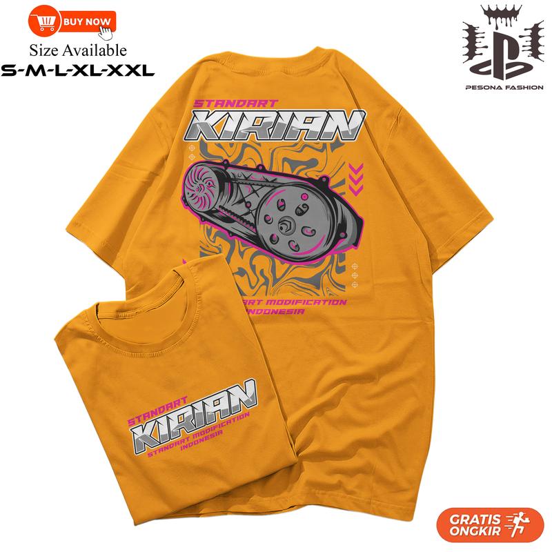 Kaos Racing Standar Kirian Std Motor Matic Gank Modification Indonesia Baju Distro Tshirt Otomotif 4