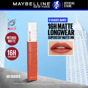 [SPECIAL CREATOR] Maybelline Superstay Matte Ink Liquid Matte Lipstick Lipstik Bibir Waterproof Make Up Transferproof Tahan 16 Jam