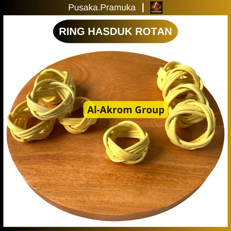 Ring Hasduk Kacu Dasi Pramuka Bahan Rotan Berkualitas Untuk SD SMP SMA dan Pembina 2