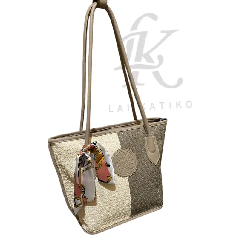 [Beli lokal] Lk. Simponi totebag Wanita casual Durable Chic tas tote bag whits bagkerja tote  bag serbaguna sage 0